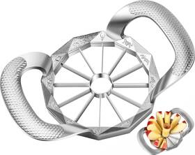 12-slices Liigemi 122023810 Apple Slicer Stainless Steel Cutter Heavy Duty And Divider To