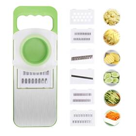 Lincan 470258103022 Mandoline Slicer For Kitchen Upgraded 6 In 1 Vegetable Chopper Cheese Grate