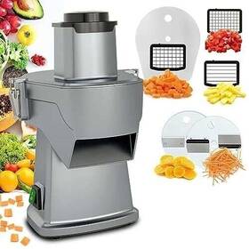 Llnc 746433254800 4-in-1 Electric Vegetable Chopper Slicer Mandoline And Cheese Grater 110v