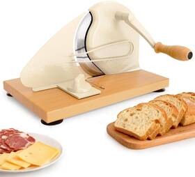 Locktide 758569928319 Upgraded Manual Bread Slicer For Homemade Sourdough Hand Crank S