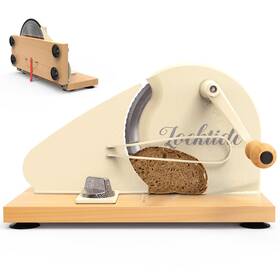 Locktide 758569928807 Foldable Extra Large Manual Bread Slicer For Sourdough - Adjustable Thi
