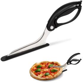 Lftps42de Loftern Pizza Scissors Non-stick Stainless Steel 5-in-1 Slicer And Server Safe Mess