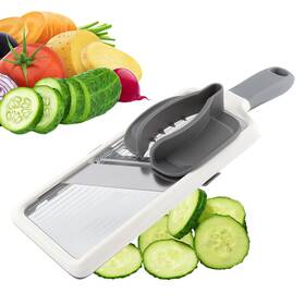 16993420872746 Loqjss Multi Handheld Mandoline Slicer With Adjustable Stainless Steel Blade Veggie