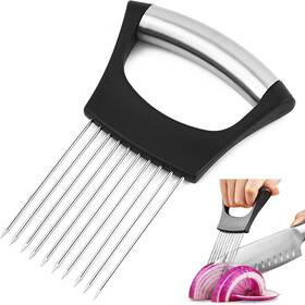 Os-66 Lorzot Onion Holder For Slicing - Stainless Steel Slicer And Vegetable Cutti