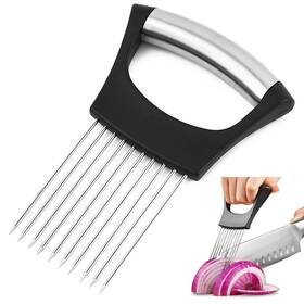 Zkew16 Lorzot Onion Holder For Slicing - Stainless Steel Slicer And Vegetable Cu