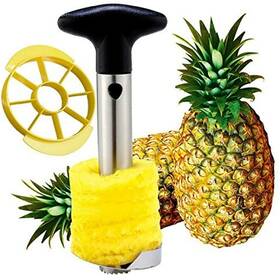 14158675 Lt&pk Pineapple Corer Slicer Cutter Stainless Steel Peeler Stem Remover
