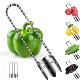 Ltwvdiz 717817598582 Red Bell Pepper Seed Corer Upgraded Stainless Steelfruit And Vegetable