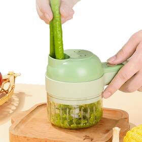 Luoulmi 221243528180 5-in-1 Portable Handheld Vegetable Cutter Multi-functional Fruit Chopper