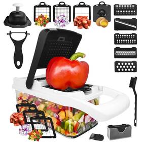Lupsty 603543674327 Professional Vegetable Chopper With Container Upgraded Multi 12-in-1 Mandol Inch