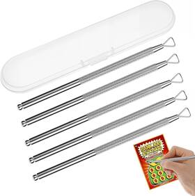 44xb2pmz Lusofie 600126 1 5pcs Metal Lottery Ticket Scratcher Tool Multi-purpose Scraper For Stickers