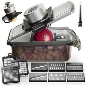Lusvnex 749346951026 12-in-1 Vegetable Chopper Mandoline Food Slicer For Kitchen Cheese Grater