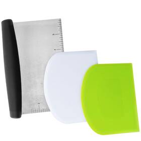 Luter 973676140957 Dough Scraper Plastic Pastry Cutter Bowl Scrapers Bread Cutters Pizza C