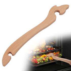E39009 Luter Wooden Oven Rack Puller Practical Stick Pusher Tool