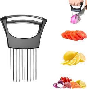 Lyngvio 313045131166 Onion Slice Holder 2026 New Stainless Steel Lemon Slicer Veg
