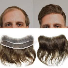 Lyrical Hair 380098177597 Mens Frontal Hairpiece For Receding Hairline French Lace Front Human