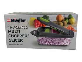 Mc-710 M Ller Mueller Pro-series 10-in-1 8 Blade Vegetable Slicer Onion Mincer Chopper