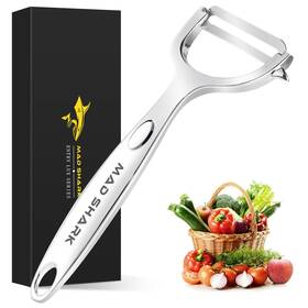 Ves4517 Mad Shark Ultra Sharp Vegetable Peelers For Kitchen 10 Years No-rust Stainless Steel