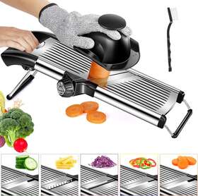 Stms01 Madebygnl Slicer Mandoline Vegetable Fruits Stainless Steel Food Kitchen Adjustable Cutter