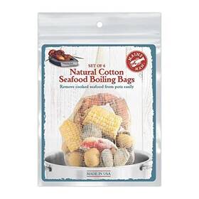 Maine Man 781723002839 Seafood Boiling Bags Holds Up To 5-pounds Of Food Set 6