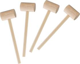 Cominhkpr104572 Maine Man Seafood Crab Mallets Natural Hardwood 7.75-inches Set Of 4