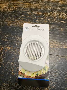 Mainstay 076753330961 Mainstays Egg Slicer White