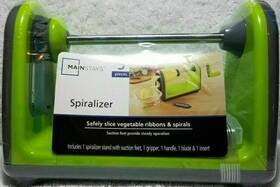 Ms69-020-111-02 Mainstays New Vegetable Spiralizer Slice Ribbons And Spirals Kitchen Tool
