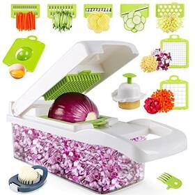 Maipor 753955442141 Vegetable Chopper - Onion Multifunctional 15 In 1 Professional Food