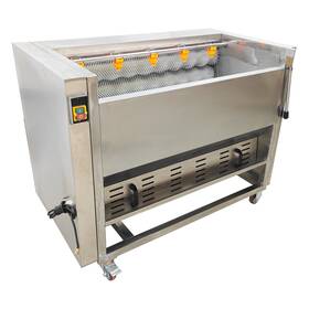 033405 Maisutseb 110v Auto Rolling Potato Peeling Machine Electric Brush Roller Cleaning