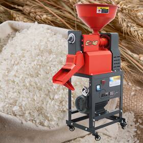 239929 Maisutseb Rice Milling Machine Millet Corn Sheller Peeling Caster Wheels 220v