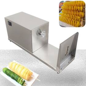 M181201 Maisutseb 110v Stainless Steel Electric Potato Tower Machine Hot Snack