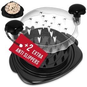 Malico 079163880170 Chicken Shredder Tool Twist - Large Meat Machine With Non-slip Base