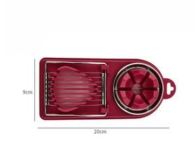 Malkit 313103620670 Stainless Steel 2 In 1 Multifunctional Upgrade Egg Cutter Slicer Sectioner Mold