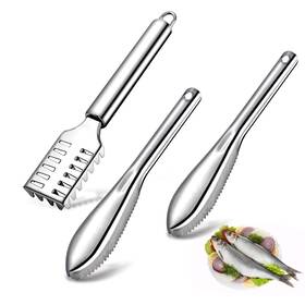 3piezas Mamakoi 194852286269 Limpiador Removedor De Escamas Pescado Cepillo Escamador Pescad