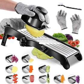 Masthome 313057597523 Mandoline Food Slicer Adjustable Stainless Steel Vegetable