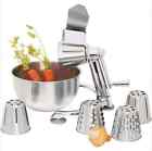 Maxam Vegetable Chopper Kitchen Restaurant Dining Slicer Cutter 5 Qt Bowl Potato Onion 034495252170