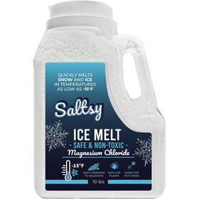 B09f3thz1x Maxtite Saltsy Ice Melt 10lb Pet-safe Magnesium Chloride Pellets Walkways Driveways
