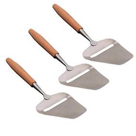 Mbbitl 894502864873 Cheese Slicer Planer Server Stainless Steel Cutter Spatula Wood Handle Pack