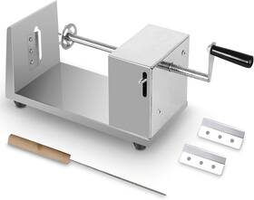 Metluck 744110462722 Tornado Potato Spiral Cutter Manual Stainless Steel Potatoes Twister Sl
