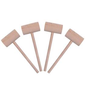 Mgtech 789659053802 4pcs Wooden Crab Or Lobster Mallets
