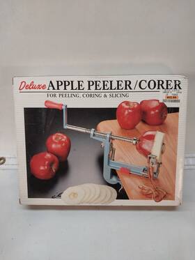 11040077 Midwest Home Products New W Box Cast Steel Apple Peeler Corer Slicer Clamp On