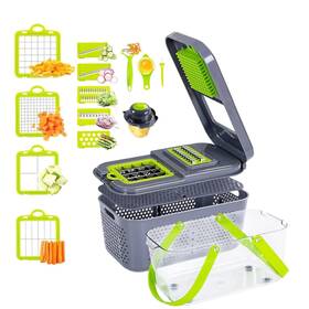 Miibox 840166292235 22 In 1 Vegetable Cutter With Container Veggie Choppers And Dicers Foo