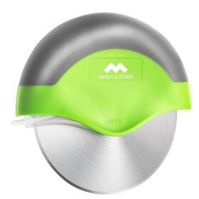 Mindful Design 841478186304 Pizza Cutter Wheel With Protective Blade Cover Easy To Clean