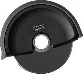 Tn-1225130 Mindful Design Pizza Cutter Wheel With Protective Blade Cover Easy To Clean And