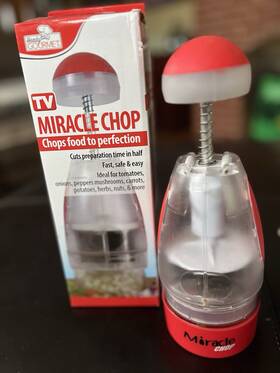 Miracle Chop 017874014880 Chop-manual Food Chopper/hand Press-vegetable/onion/salsa Cutter