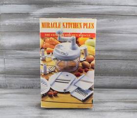 Miracle Kitchen Plus 634869200396 Tool Set Multi Use Slicer Chopper Grater Storage