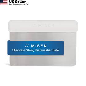 Mk-8314 Misen Stainless Steel Bench Scraper - Versatile Food With 6.5 Inch White