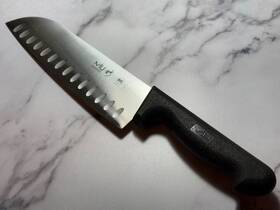 94001 Miu France Professional 8 Inch Santoku Hollow Edge Knife 94000 58