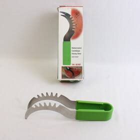 Mode 810789023868 Watermelon Slicer Cutter Comfort Silicone Handle Home Stainless Steel Blade
