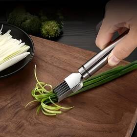 Moritic 025128360065 Stainless Steel Green Onion Slicer Multi-blade Kitchen Herb Cutter Profession
