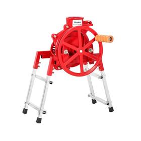 Mosakar 762704359333 Hand Crank Corn Sheller - Red. Manual Cast Iron Dry Cob Thresher Peeler